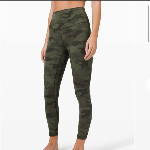 lululemon align camo green